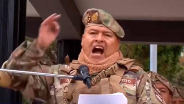 Comandante del Ejrcito tild de vendepatrias, oligarcas, grupos de poder, castas y pequeas logias a los sectores que piden federalismo