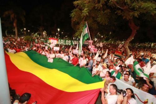 Bolivia dijo No! - Festejos por victoria del No toman las calles