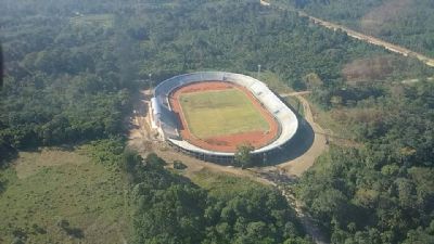Evo Morales inauguró el Estadio Comandante Hugo Chávez en el Chapare