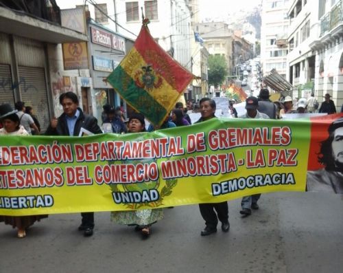 Confederación de Gremiales de Bolivia ratificó paro de 24 horas el 7 de septiembre