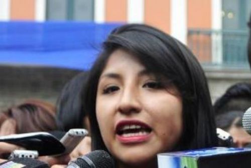 Evaliz Morales dice que si la Pachamama lo quiere, seguir los pasos de Evo Morales