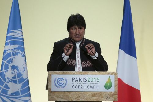 Evo Morales dice que el capitalismo acabará con el planeta