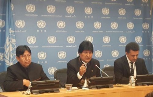 Evo Morales sobre su reelección dice que su rodilla y su vida son del pueblo