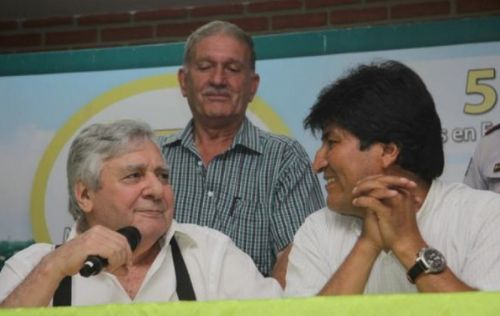 Evo Morales dice que aprendi mucho del alcalde de Santa Cruz Percy Fernndez