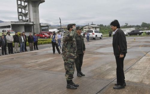Evo Morales dice que no se somete a la parte legal, sólo a la parte técnica y pide agilidad en proyectos