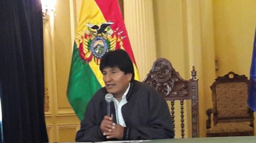 Evo Morales anuncia cuatro proyectos para abastecer de agua a La Paz el 2017