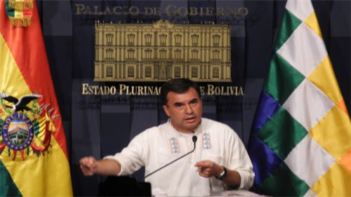 Ministro Quintana niega vínculos entre Evo Morales y la empresa LaMia