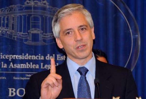 García Linera propone reforma a la Constitución para aprobar la cadena perpetua