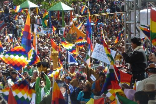 El MAS celebra en Santa Cruz los 11 aos de gobierno