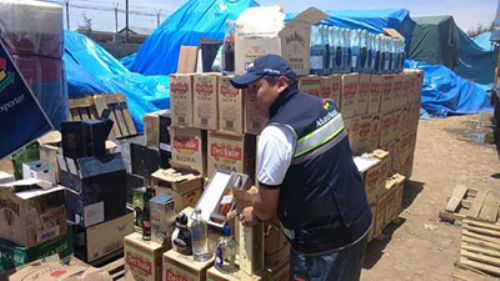 Insólito: Aduana advierte con incremento del contrabando de bebidas alcohólicas por carnaval