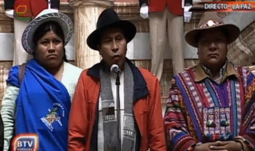 Dirigente recibió Bs 116 mil del Fondo Indígena para llevar campesinos a la posesión de Evo Morales
