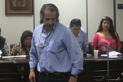 Raúl García Linera declara como testigo en el caso Rózsa