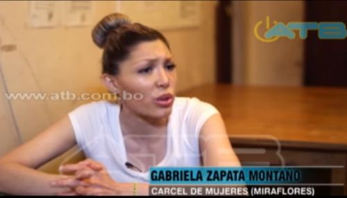 Periodista de Bolivia TV entrevistó a Gabriela Zapata y vendió la entrevista a ATB