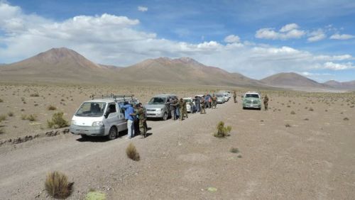 Carabineros de Chile detiene a 15 bolivianos que llevaban 11 vehculos chutos