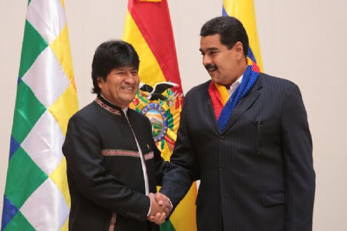 Gobierno de Bolivia ratifica su apoyo al gobierno de Nicolás Maduro