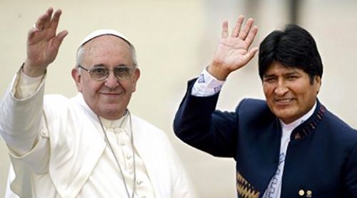 Evo Morales pide al Papa que interponga sus oficios para liberar a los 9 detenidos en Chile