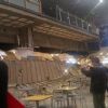 Cae parte del techo del patio de comidas del Mega Center Cae parte del techo del patio de comidas del Mega Center