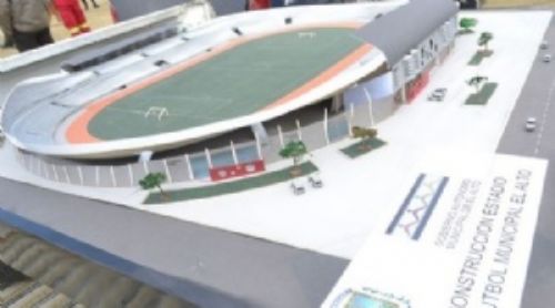Construcción del estadio de El Alto lleva 6 meses de retraso