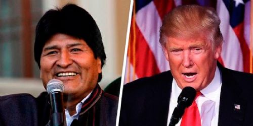 Evo Morales dice que Donald Trump debe pedir perdón por los golpes de Estado