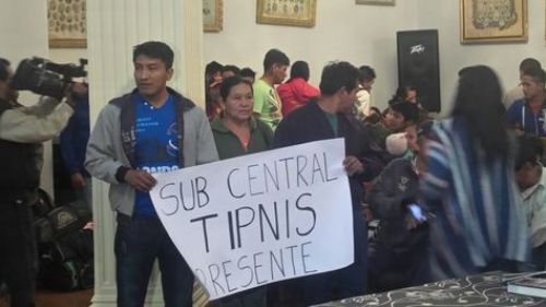 Indgenas presentan proyecto de Ley para abrir caminos en el TIPNIS