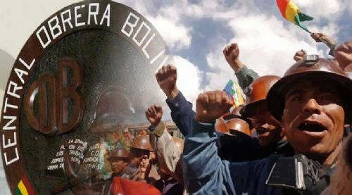 Identifican a 15 dirigentes de la Central Obrera Boliviana con items de funcionarios públicos