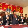 Evo Morales regala a la COB autos y computadoras y les construirá un nuevo edificio Evo Morales regala a la COB autos y computadoras y les construirá un nuevo edificio