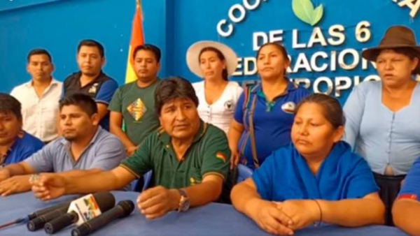Evo Morales anunció que el Chapare está comprando un club de la Liga del Fútbol Boliviano