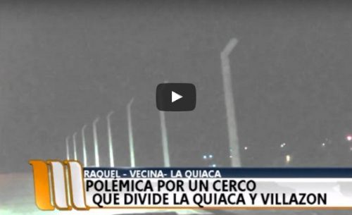 Argentina construye un cerco en la frontera con Bolivia