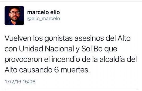 Gobierno habla de autoatentado en El Alto y culpa a Goni