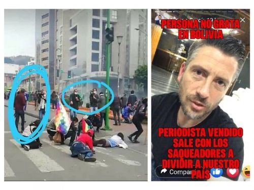Periodista argentino de América Noticias alienta convulsión social con noticias falsas